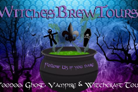 Witches brew tours - ABOUT: Our paranormal professionals guide you through New Orleans' most haunted locations recommended by the Travel Channel. Experience the mysteries of ghosts, …
